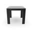 Table d'appoint d'extérieur carrée en métal 22,5 po Dulcie
