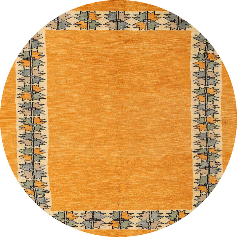 Abstract Indoor Rug, Round 8'