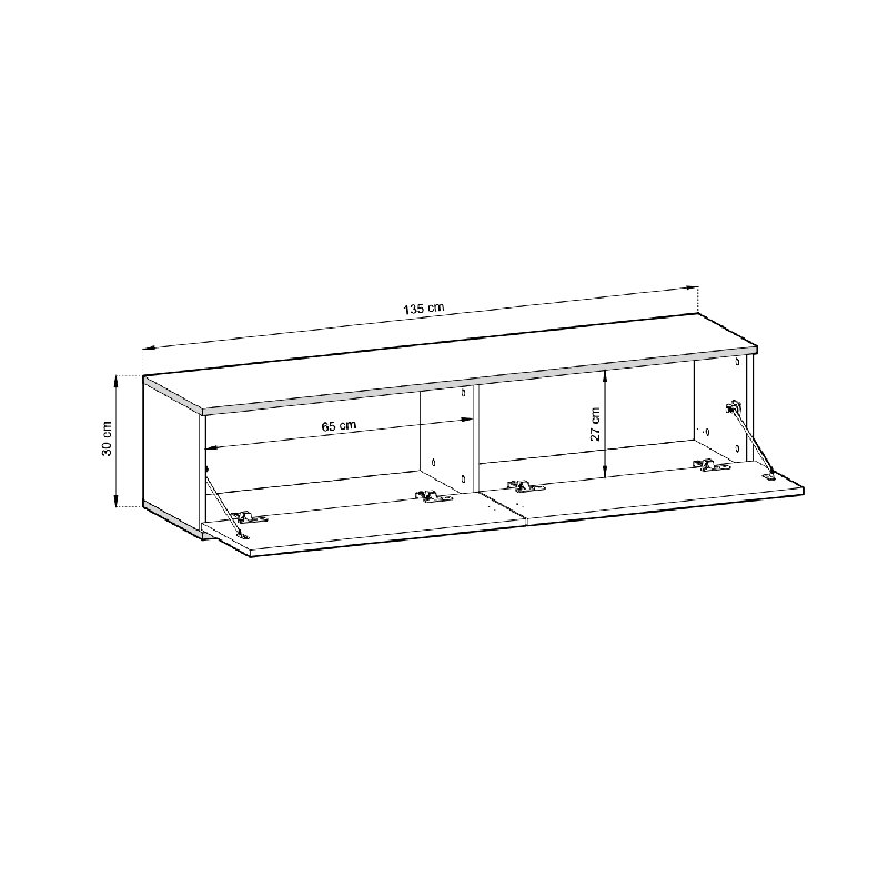 Moro Unfinished TV Stand for TVs up to 55"
