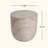 Outdoor/Indoor Lightweight Concrete Side Table with Elegant Travertine Finish, Multi-Functional and Durable Design