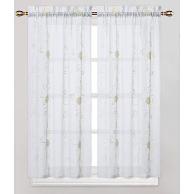 Pierce Polyester Track Insert Curtain Panel