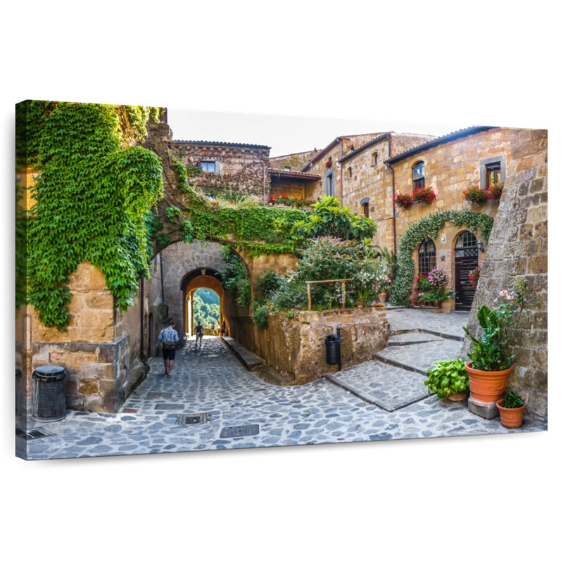 Kavia civita di Bagnoregio Town, H 8 po x l 12 po