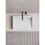 Lavabo vasque rectangulaire à surface solide 24 po x 14 po MonBlari - noir mat-120971972-131530042