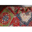 Tapis oriental à motif géométrique Kazak noué à la main de conception unique 6 x 9