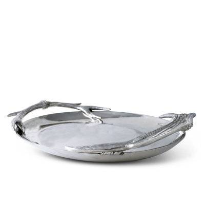 Arthur Court Designs Antler Aluminum Platter