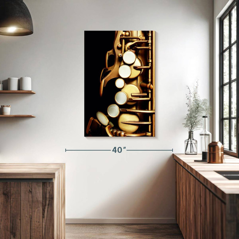 Abarca Saxophone Keys, 39" H x 26" W