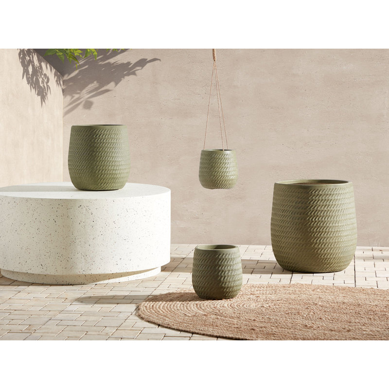 Borah Pot Planter, Green