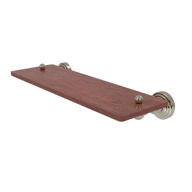 Beresford Bracket Shelf, Polished Nickel, 2.5" H x 16" W x 5" D
