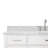 Aberdeenshire 60" Single Bathroom Vanity with Carrara White Marble Top-85364201
