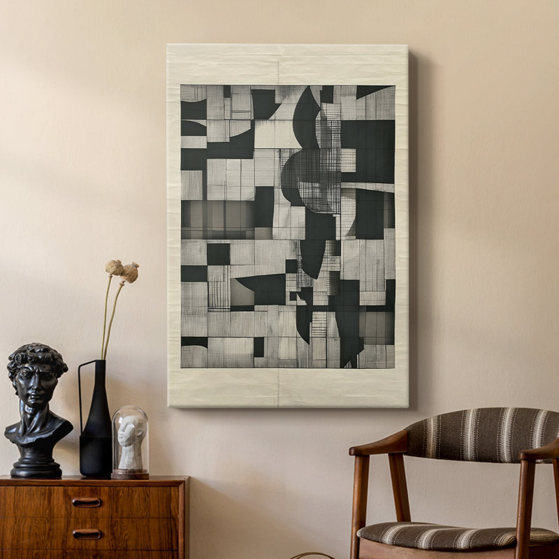 Série ABSTRACT DCCCLxxIV - Cavas de galerie sur mesure, H 12 po x l 8 po
