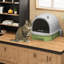 Enclosed Litter Box with Built-in Scoop