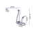 BathSelect Grohe Crane Deck Mount Faucet – Chrome Finish, Single Handle Mixer for Bathroom & Kitchen
