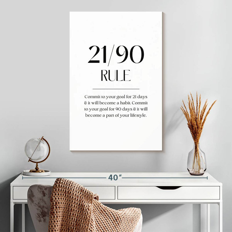 21-90 Rule, 30" H x 20" W