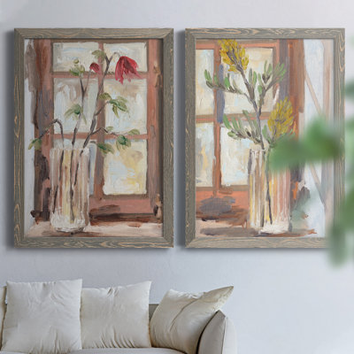 " By The Window I " 2 - Pieces Painting Print