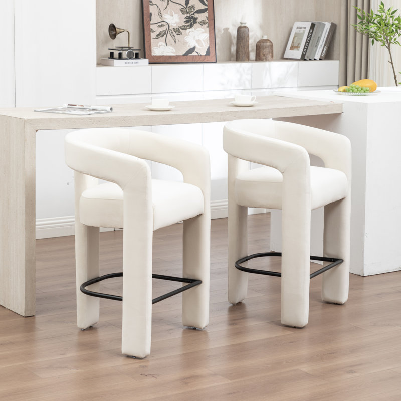 Tabouret de comptoir, Beige