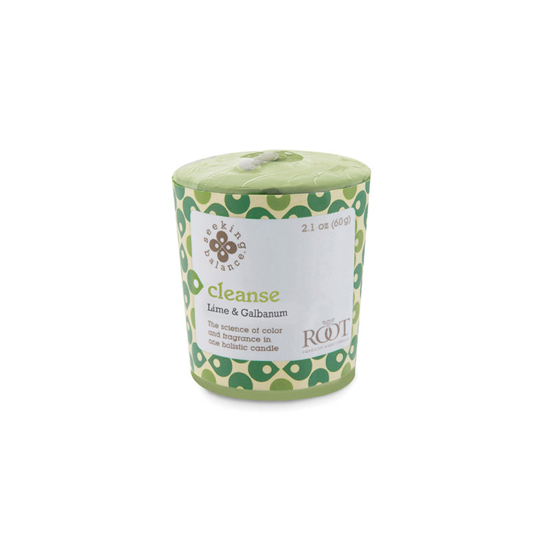 Bougie votive parfumée Cleanse Lime and Galbanum