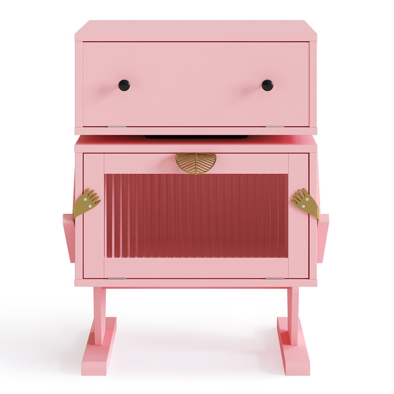 Sunvivi Side Table, Pink
