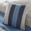 Couette King bleu marine - 7 pièces en microfibre plissée, 2 taies d'oreiller, 1 coussin décoratif. Garnissage en microfibre, lavable à la machine. Comprend une couette, 3 oreillers et un cache-sommier.