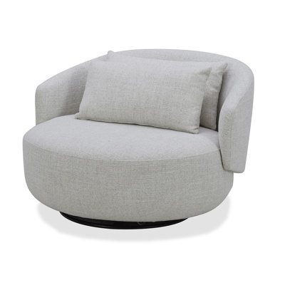 Wyonda Upholstered Swivel Accent Chair