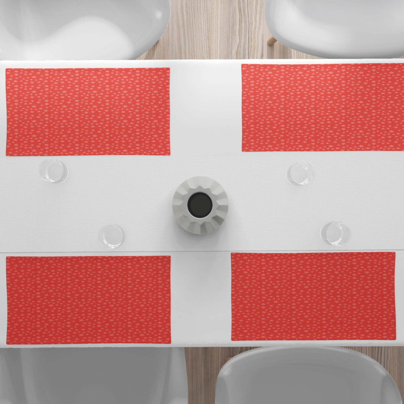 Polyester Abstract Rectangle Placemat