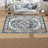 Bessi Machine Washable Oriental Blue Area Rug-1195452180