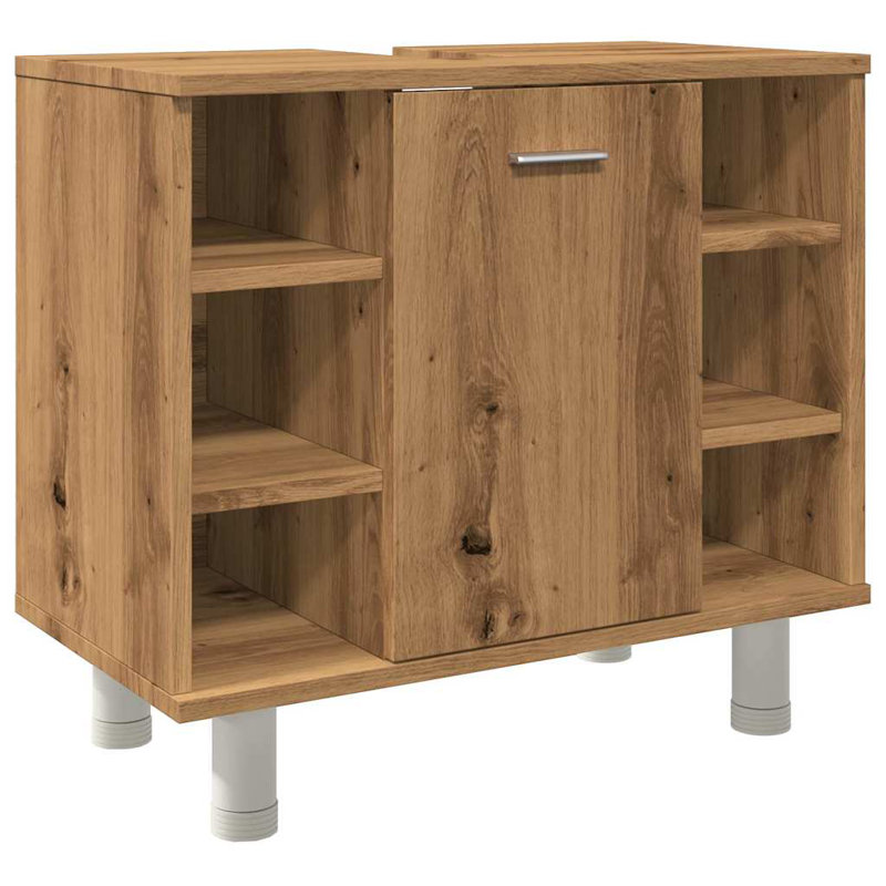 Avrom 60cm Bathroom Vanity Base Only, Artisan Oak