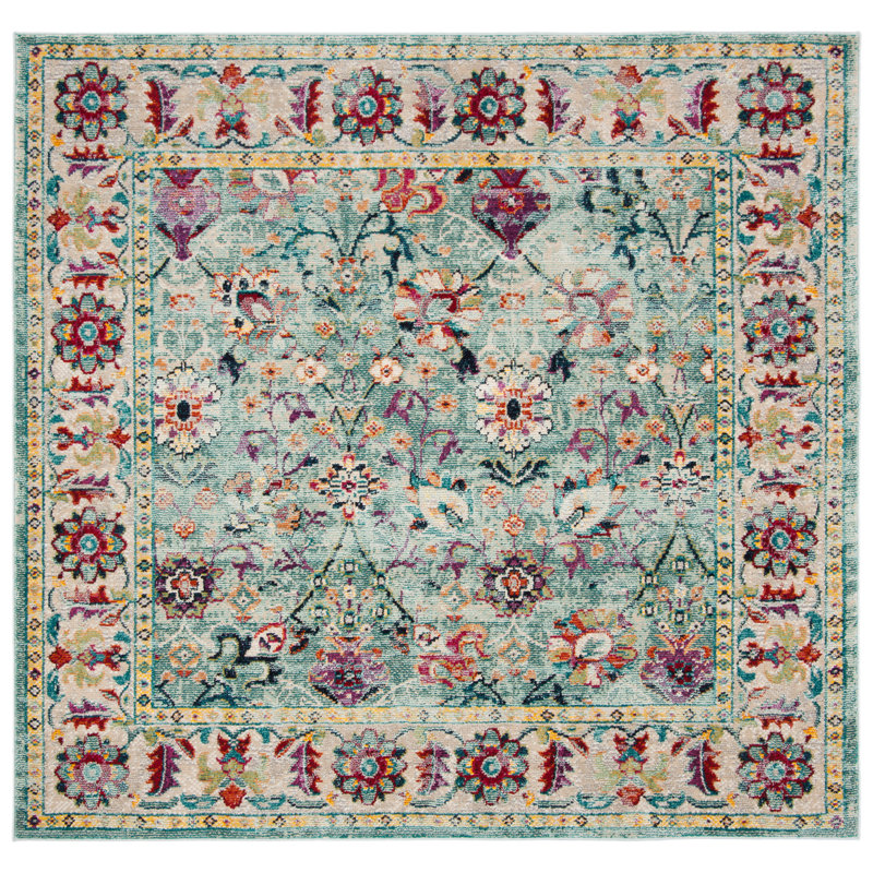 Mcintosh Savannah Performance Oriental Rug, Square 7'