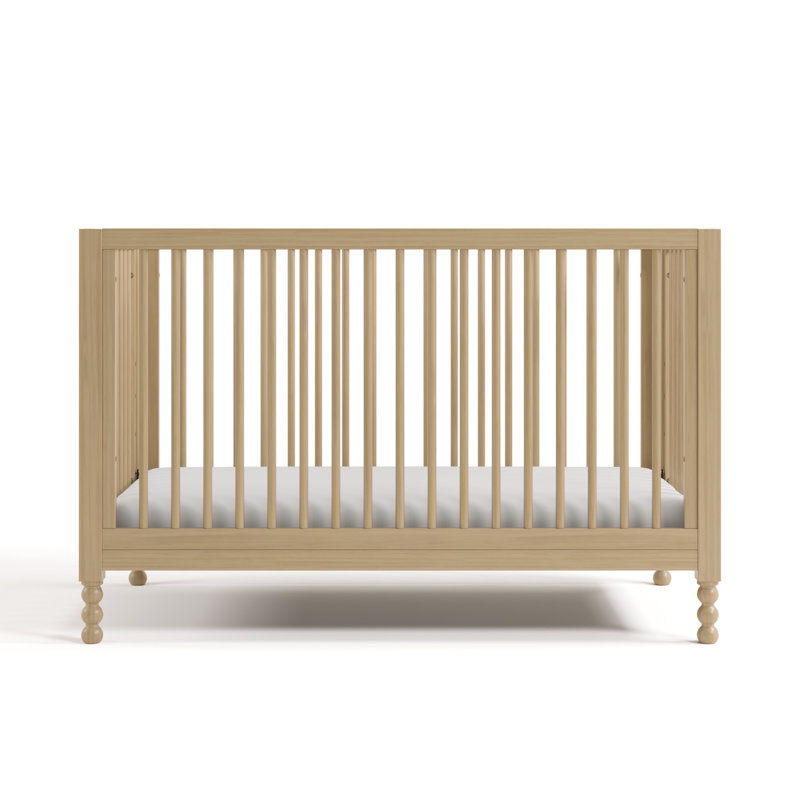 Rio 5-in-1 Convertible Crib with Toddler Guardrail, Driftwood