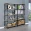Bibliothèque Driftwood et double largeur