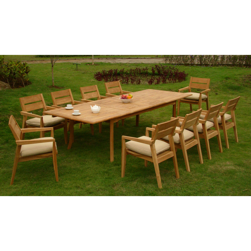 Ensemble de salle à manger Jairo, H 30,5 po x L 82 po x l 40 po, 10