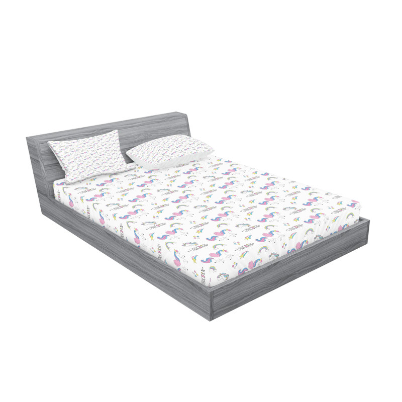 Multicolore drap-housse et coussin décoratif Ambesonne, King Sheet Set + 5 Additional Pieces