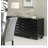 Monette Black 3-drawer Server