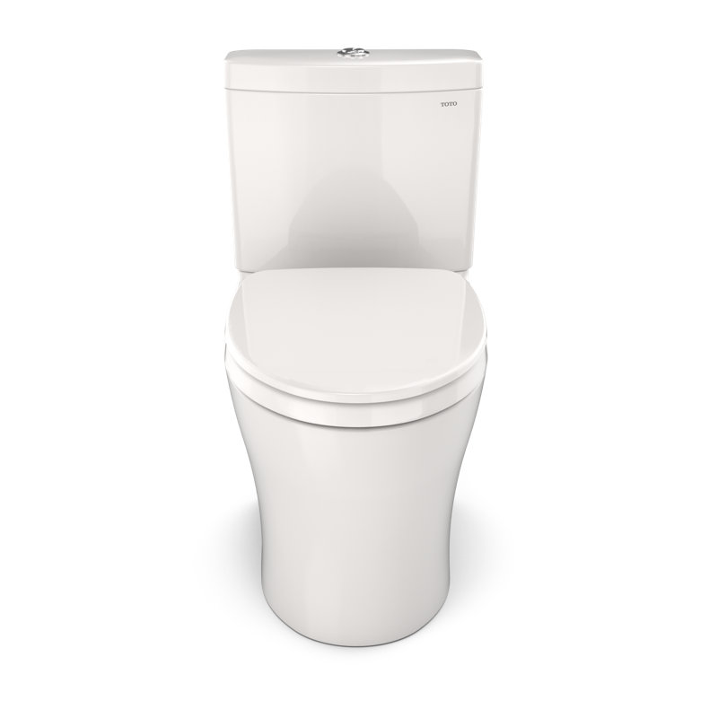 Aquia® Dual-Flush Elongated Two-Piece Toilet with Tornado Flush (Seat Included), Colonial White