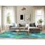 Tapis 100% à motifs lavables à la machine 2989_WSH-PAT3199-LBLU-68390708