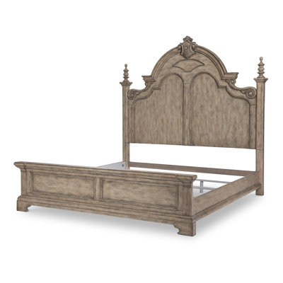 Hemingford Wood and Upholstered Panel Bed