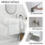 Ensemble de meuble-lavabo simple 18,12 po Cydnei-956829765
