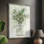 «Delicate Greenery I», reproduction encadrée - bois massif 46945-939489313