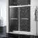79'' W x 4'' H Shower Door with Glass