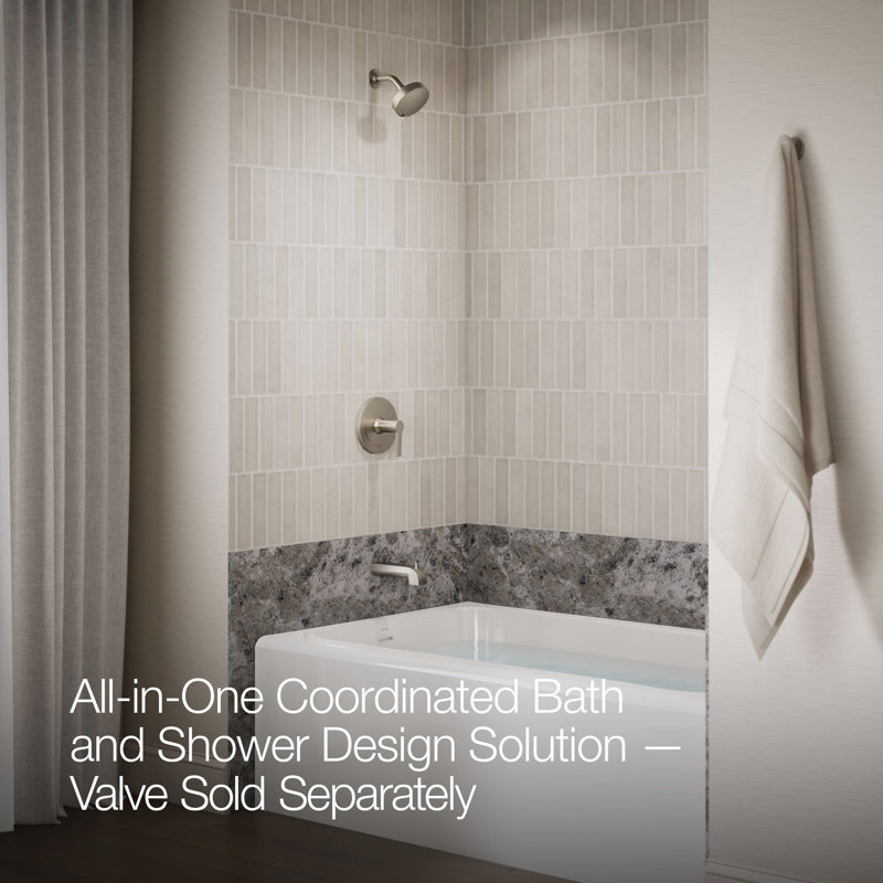 Kohler Pitch Rite-Temp Bath And Shower Trim Set, Less Showerhead