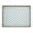 Decorative Serving Tray, Lattice Design, Blue And Gray Cement 13 Inch