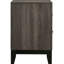 Table de chevet 2 tiroirs Grey Oak