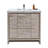 Tulughan 35.5'' Single Bathroom Vanity with Quartz/Ceramic Undercount Sink Top