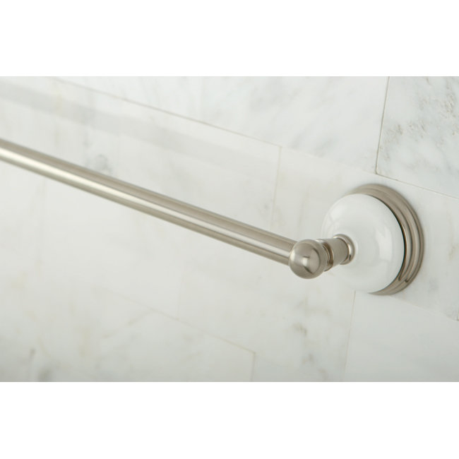 Victorian 18" Towel Bar, Brushed Nickel