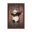 Panda With Guns - Print on Canvas-89232785-42158479