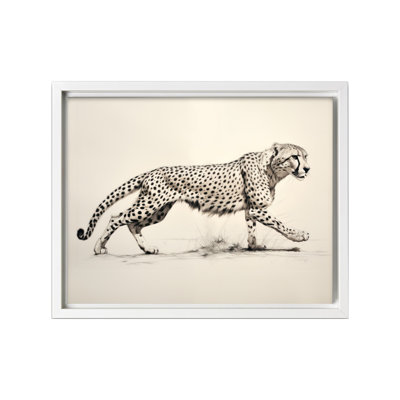 Guépard enjambant