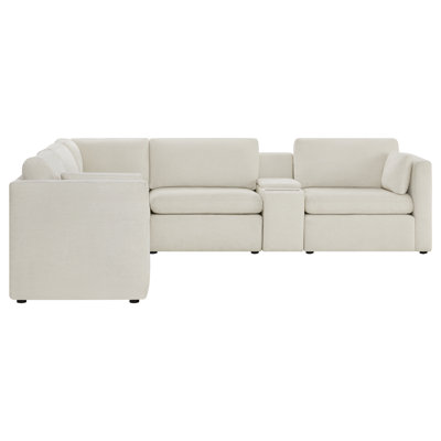 Winfree 5-Piece Modular Sectional with Plastic Leg