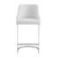Danual Upholstered Counter Stool with Metal Frame-695365391