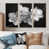 Toile naturelle avec cadre flottant