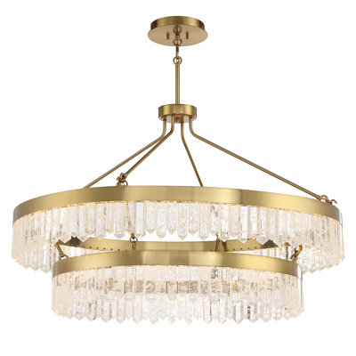 Landon 2-Light LED Hubbs in Warm Brass