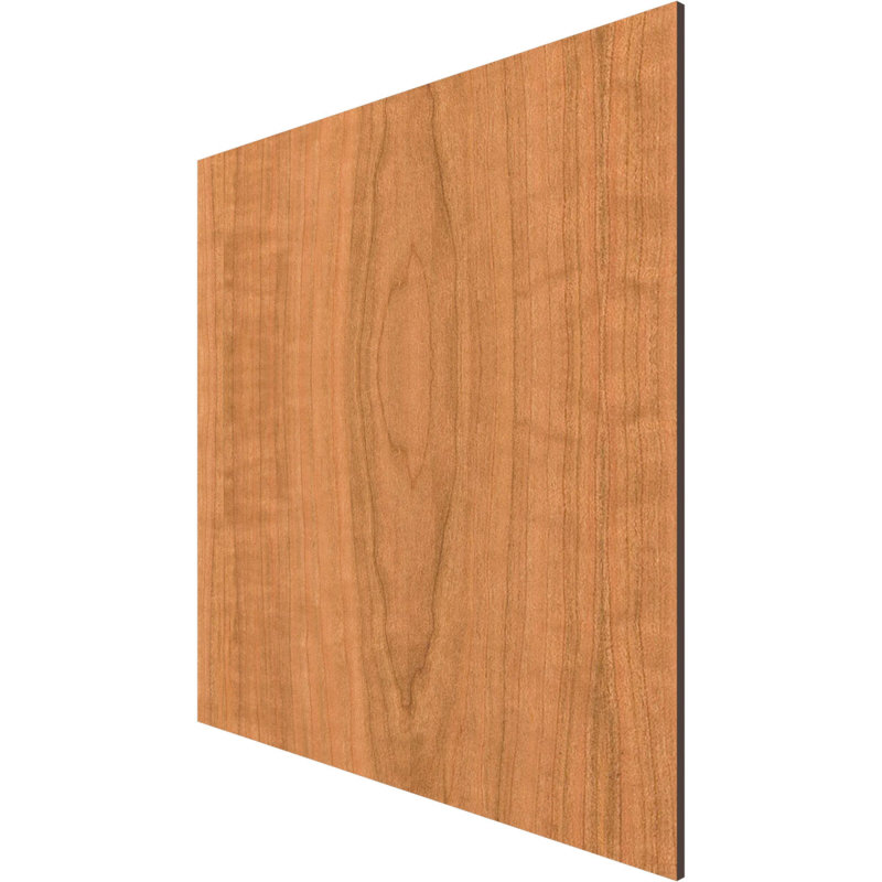 Planche de loisir en bois, Cerisier, H 15,75 po x l 15,75 po x P 0,25 po